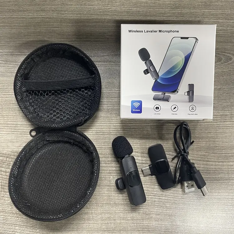 20x Wireless 2.4 GHz 2-in-1 Fluent Vibez Lavalier Microphone for iPhone & Android Devices